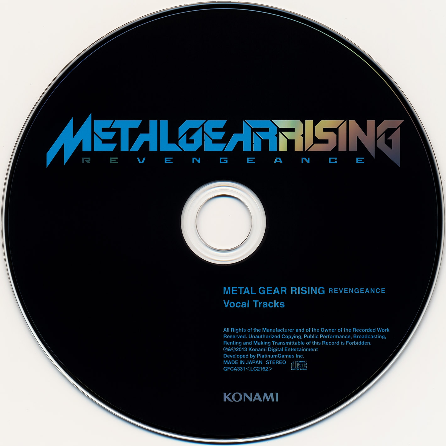 METAL GEAR RISING REVENGEANCE Vocal Tracks (2013) MP3 - Download METAL GEAR  RISING REVENGEANCE Vocal Tracks (2013) Soundtracks for FREE!